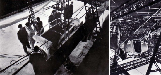 Cargo storage along Hindenburg's keel