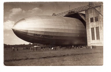 Graf Zeppelin at Friedrichshafen Hangar