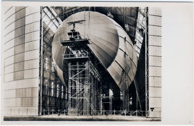 Airship Hindenburg under construction