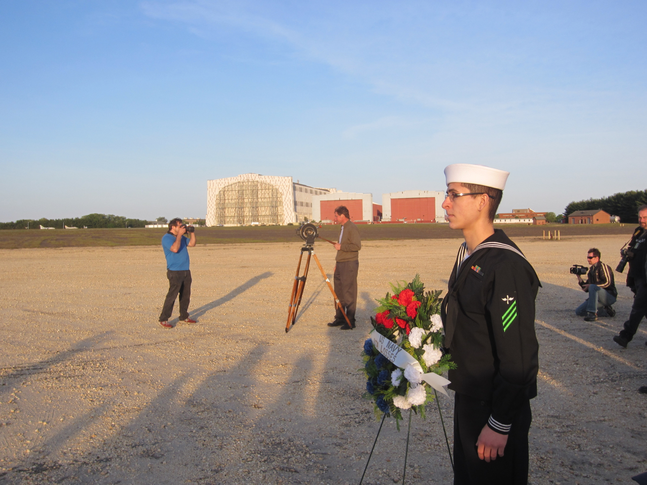 Sailor with Memorial Wreath