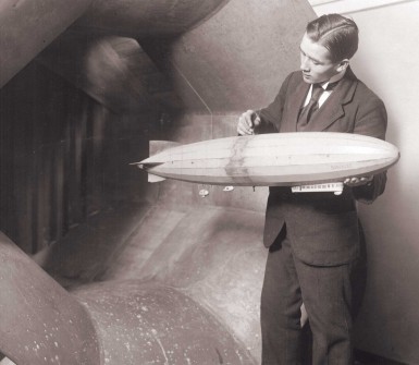 Wind tunnel testing of design for LZ-120 Bodensee
