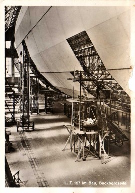 Graf Zeppelin under construction.