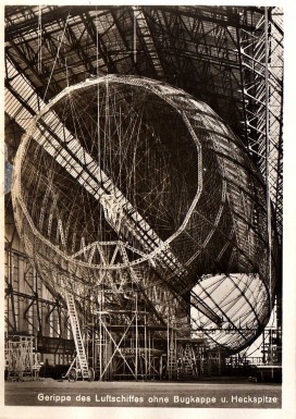 Graf Zeppelin under construction.