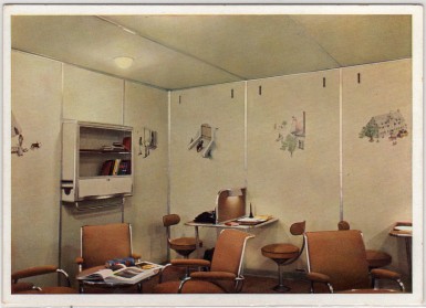 Writing and Reading Room of LZ-129 Hindenburg