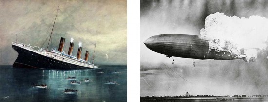 Titanic and Hindenburg